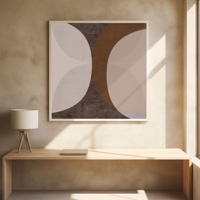 Modern Mocha Abstract Shapes 5