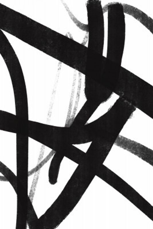 Bold Black Brushstrokes
