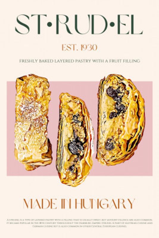 Golden Strudel Slice