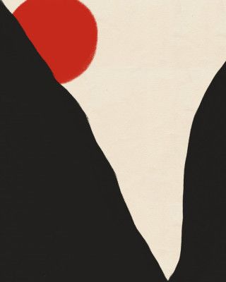 Behind the mountains