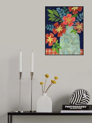 Red Flower Still Life