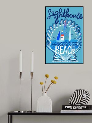 Lighthouse Beach Poster 2