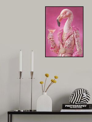 Flamingo In a Disco Jumpsuit