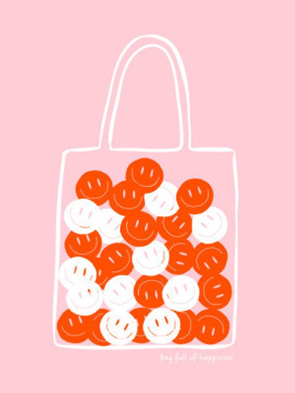 Smiley bag