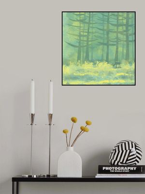 Deer in the Forest Glade