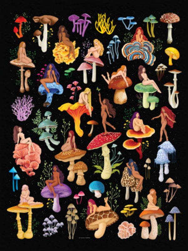 Mushroom Nymphs Dark