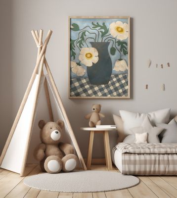 White Icelandic Poppies