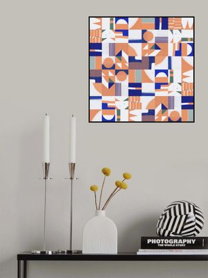 Mid Century Grid Pattern