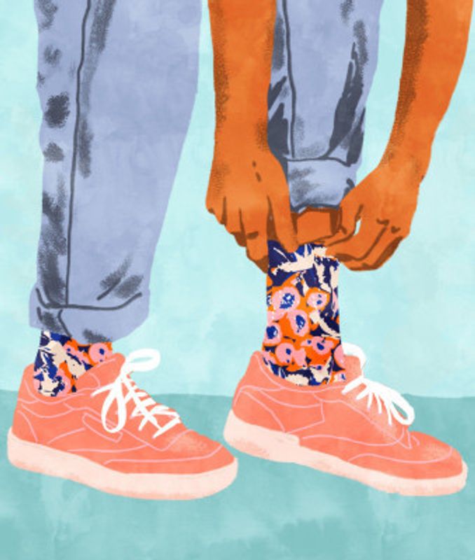 Pull Up Those Pretty Socks!