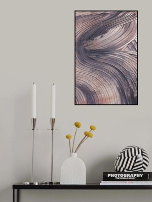 Dynamic Swirling Textures in Earthy Tones