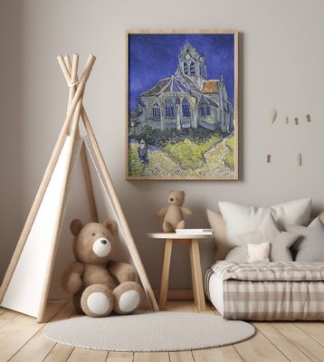 Vincent Van Gogh's the Church At Auvers (1890)