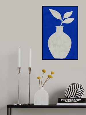 White Vase Silhouette