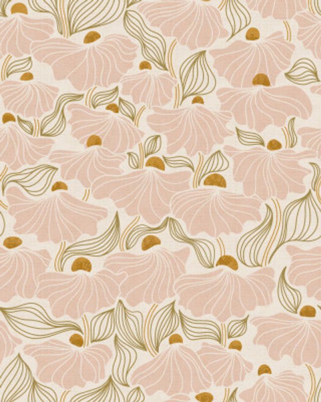 calming essentialsNatural flow meadow blush pattern