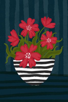 Striped Vase