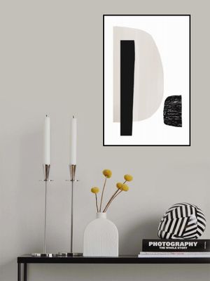 Black And White Geometric Shapes