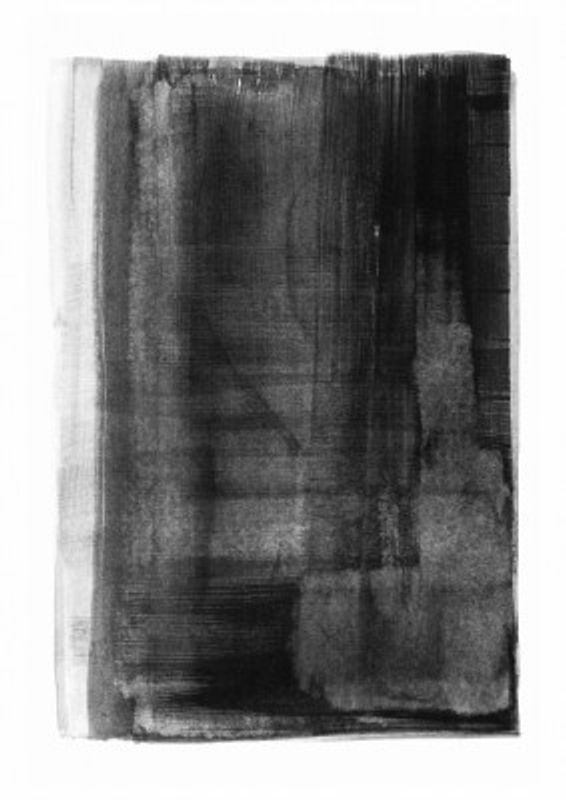 Black And White Abstract Watercolor