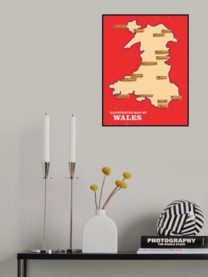 Illustrated Map of Wales