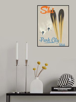 Park City Utah Vintage Ski Poster