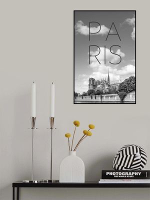 PARIS Cathedral Notre-Dame | Text &amp; Skyline