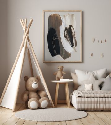 Abstract Brush Strokes 108X