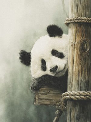 Panda Bear Resting