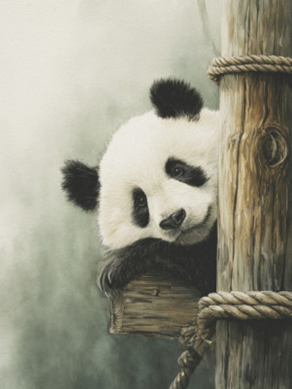 Panda Bear Resting