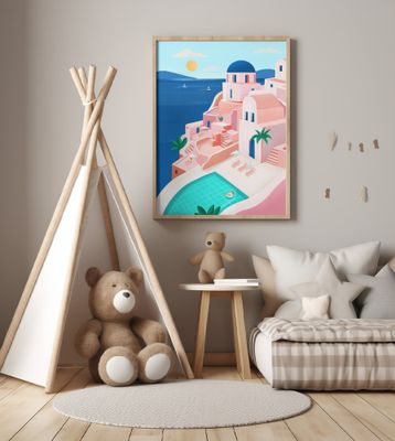 Tranquil Mediterranean Coastal Scene