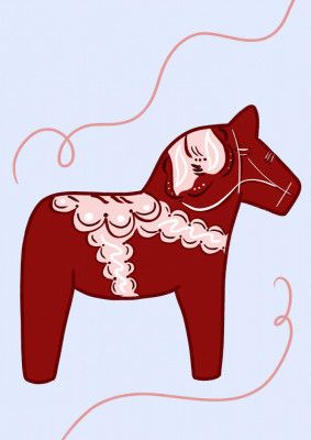 Red Horse Whimsy