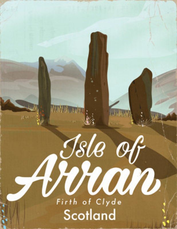 Isle Of Aaron Travel Poster
