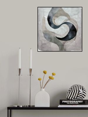 Abstract Green On Neutral Background 1