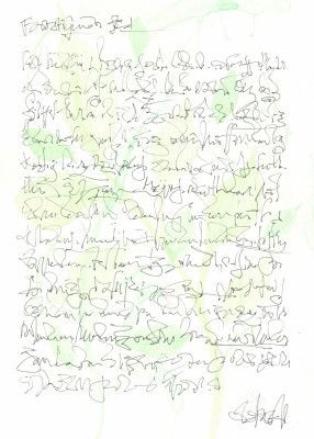 Asemic writing Botany