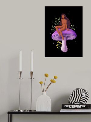 Purple Mushroom Fairy