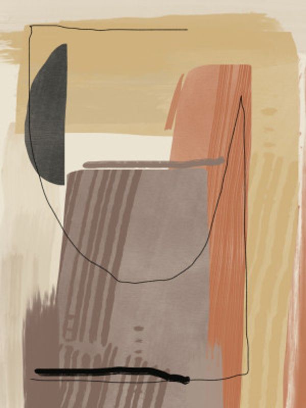 Earthy Tones and Organic Shapes