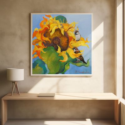 Summer Day On Sunflower