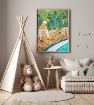 Cheetah On the Wild Side Art Print