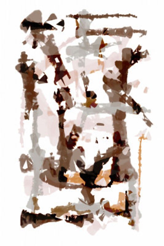 Earthy Tones With Geometric Shapes