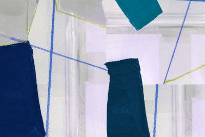 Abstract Composition In Blue 2