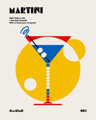 Martini Bauhaus Cocktail