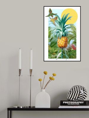 A Tropical Pineapple Collage