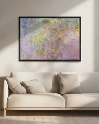 Gold and Pink Abstract