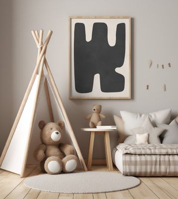 Black expressive form 1