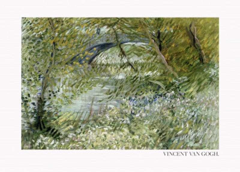 River Bank In Springtime (1887) Horisontal