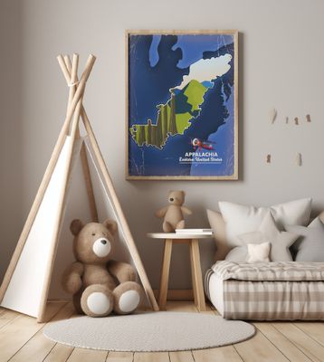 Appalachia USA Travel Poster