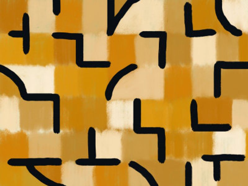 Ochre Checked Blackburn