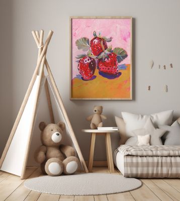 Fresh Paintainly Strawberries