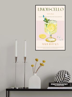 Illustration Of A Limoncello Drink