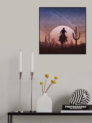 Desert Cowboy Sunset