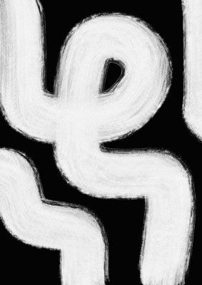 Abstract brush stroke