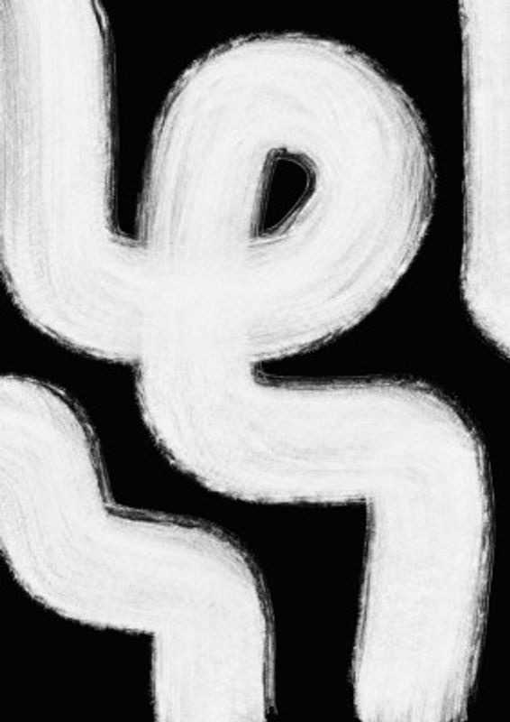 Abstract brush stroke