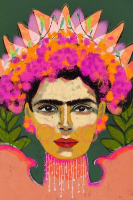 Vibrant Floral Crown